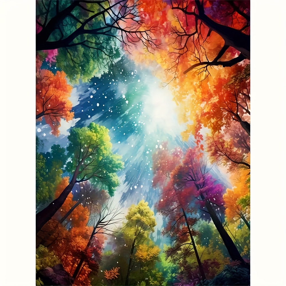 

Scene 5d Diamond Painting Kit, 11.8x15.7in - Full Canvas Coverage, Vibrant Autumn Colors, , Diy Craft With Steps, Wall Art For Home & Kitchen Decor,