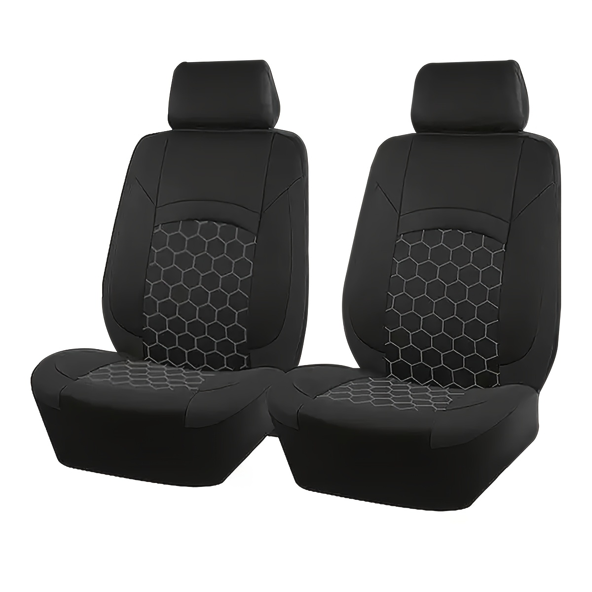 TEMU Housse de siège de voiture matelassée de type sportif football, taille universelle, paire