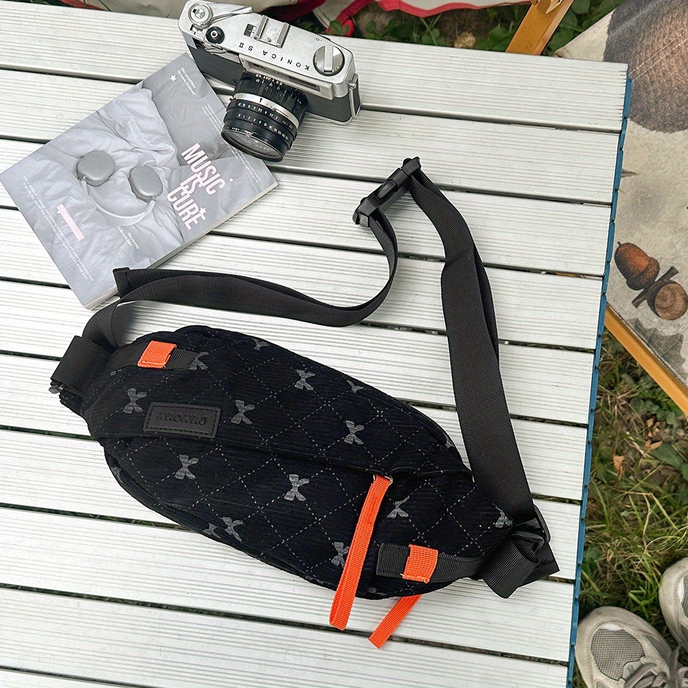 Borsa A Tracolla Donna Marsupio Da Viaggio Leggero – Tessuto Resistente, Con Uscita Per Auricolari