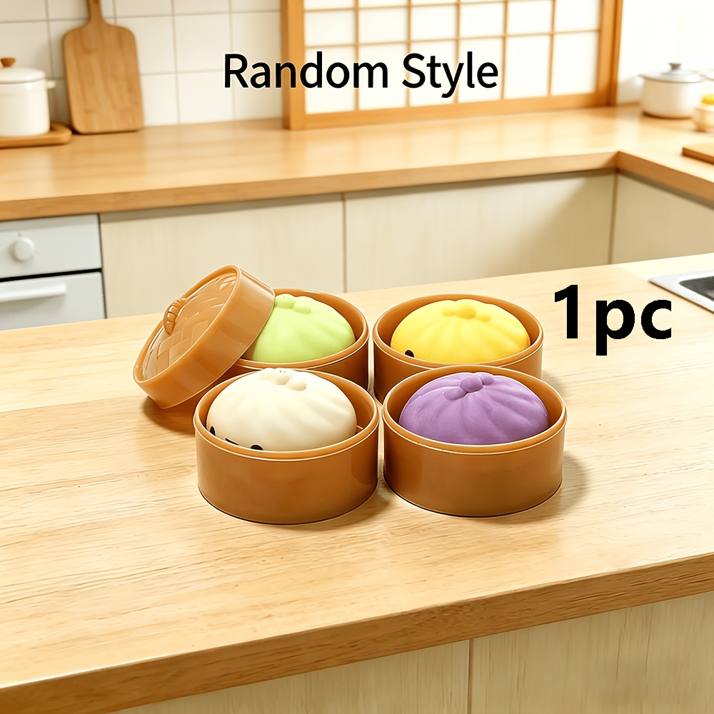 1 piece of twistable soft bun shaped fidget squeeze toy a   toy a toy suitable for children an office leisure item   for easter valentines day birthdays and ramadan random color