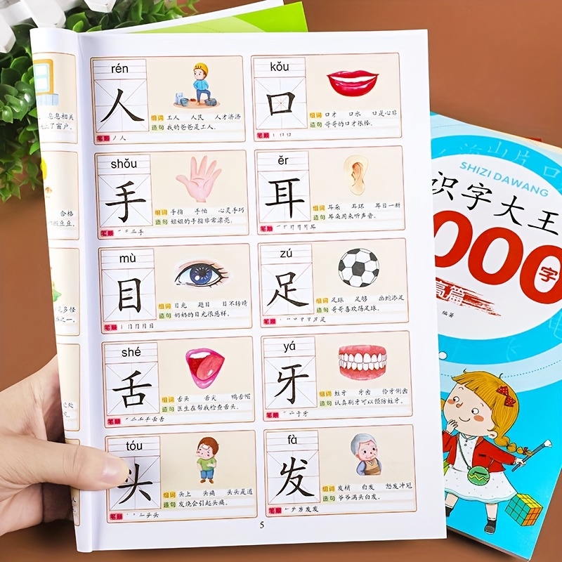 商品图片 识字大王3000字 学前常用字认生字学拼音组词造句多功能启蒙早教看图识字儿童书籍