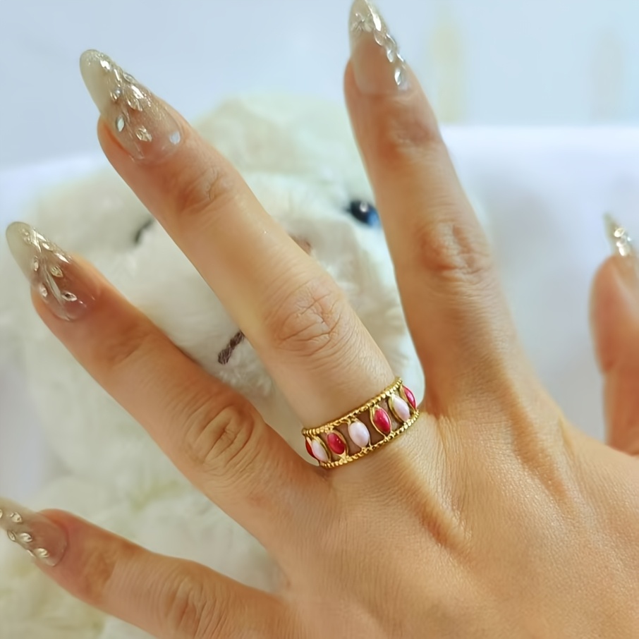 Minimalist Geometric Stainless Steel Open Ring