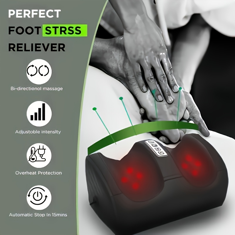 foot massager with   suitable for legs feet and   providing deep kneading and compression   home or office use black   promotion an ideal valentines day and gift for birthday christmas or festival Product details 0