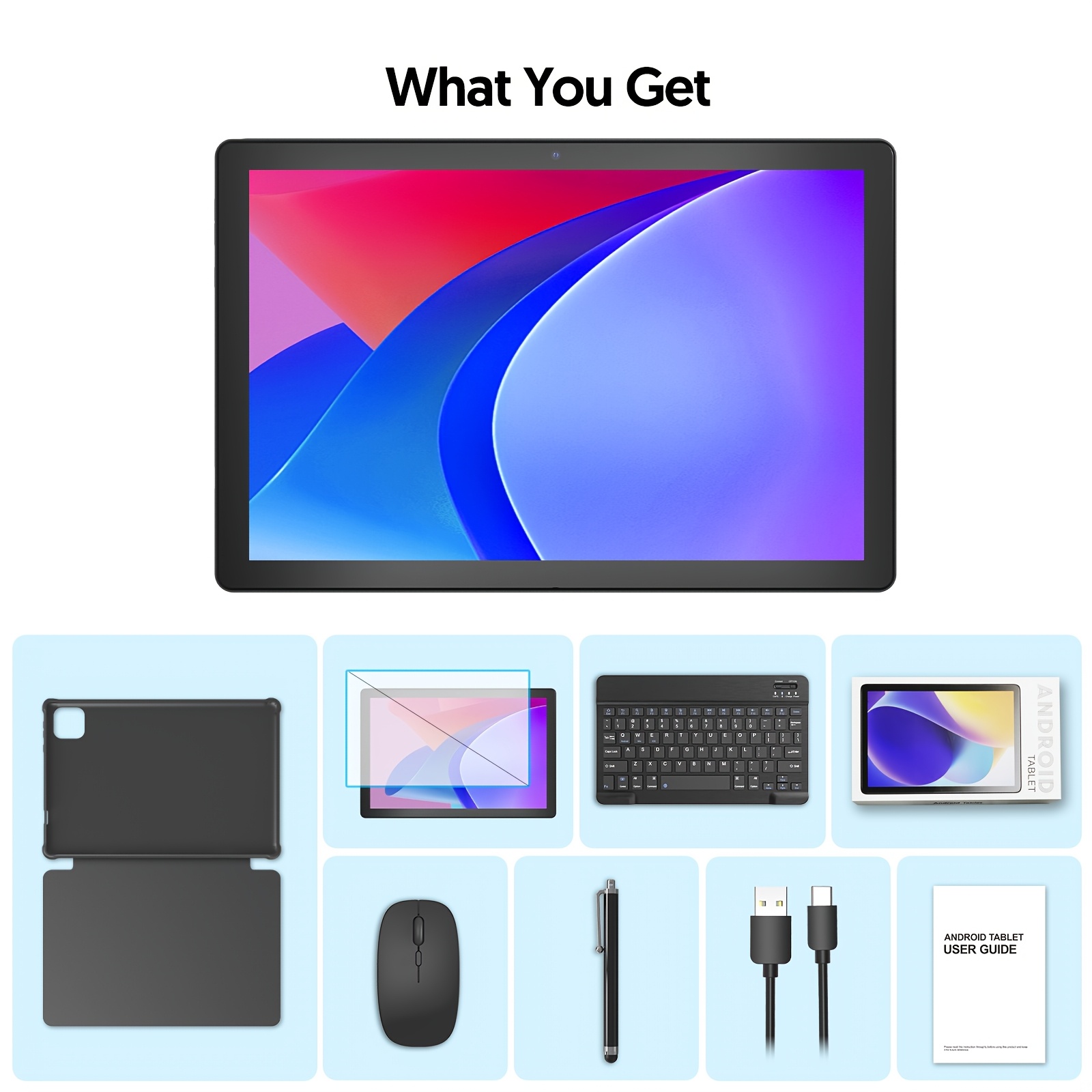 Android 15 タブレット 10インチ、12GB+128GB+1TB拡張 Amazon.co.jp: Android 15タブレット.10インチタブレット.12GB