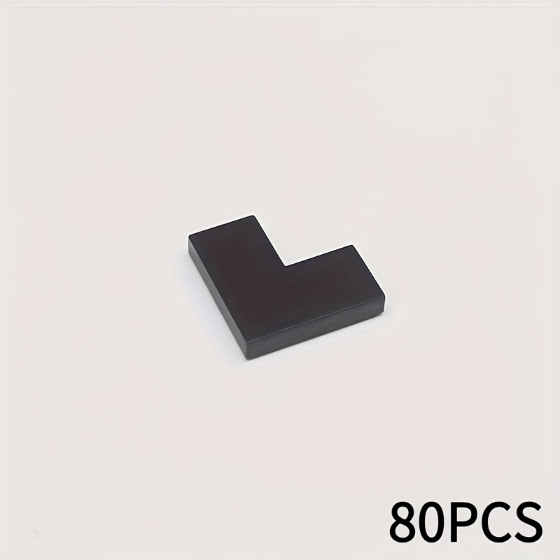 80pcs 2x2L Low Wall Flat Corner Bricks for MOC 147219