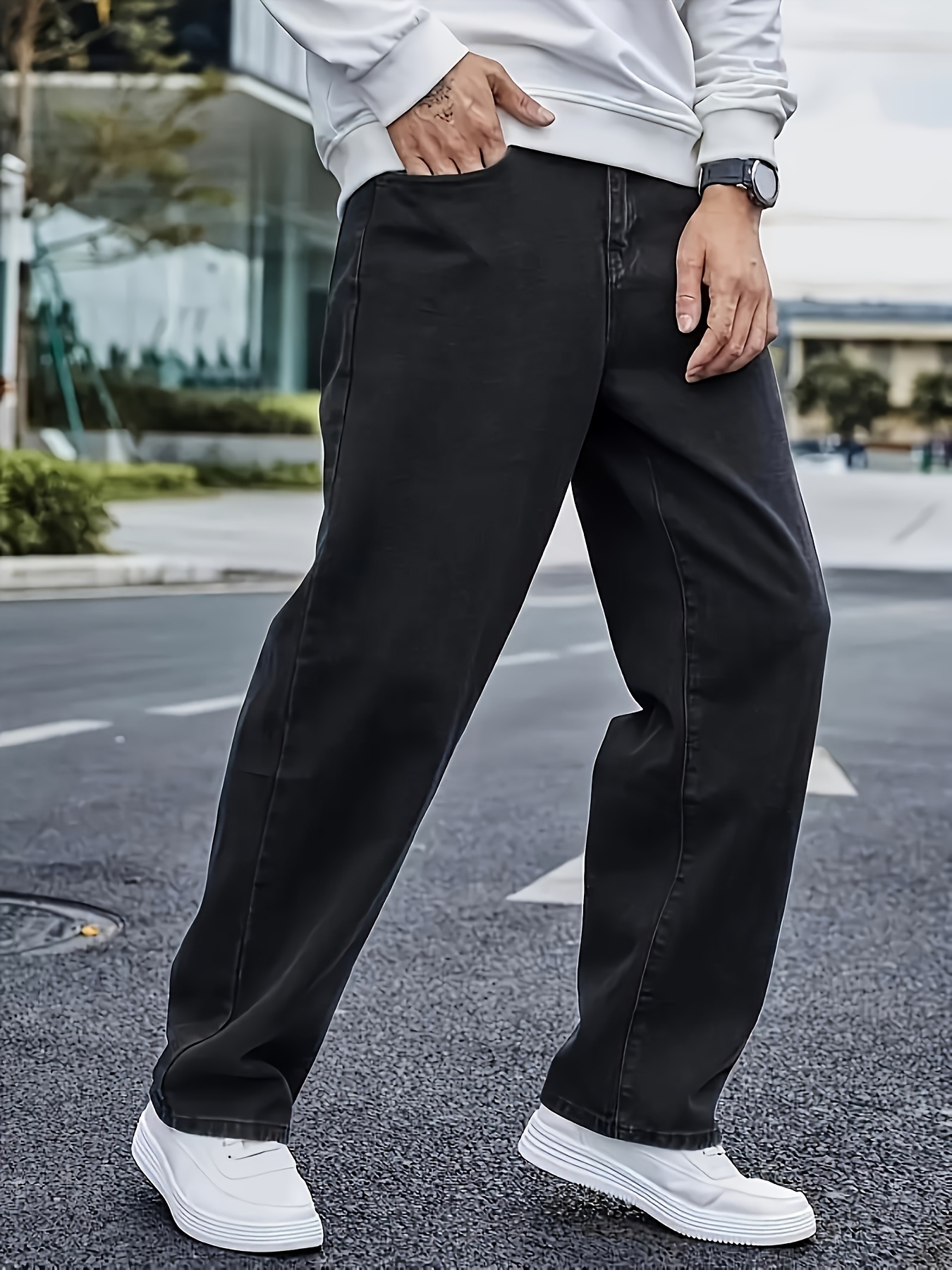 straight leg jeans regular fit denim pants Temu Germany