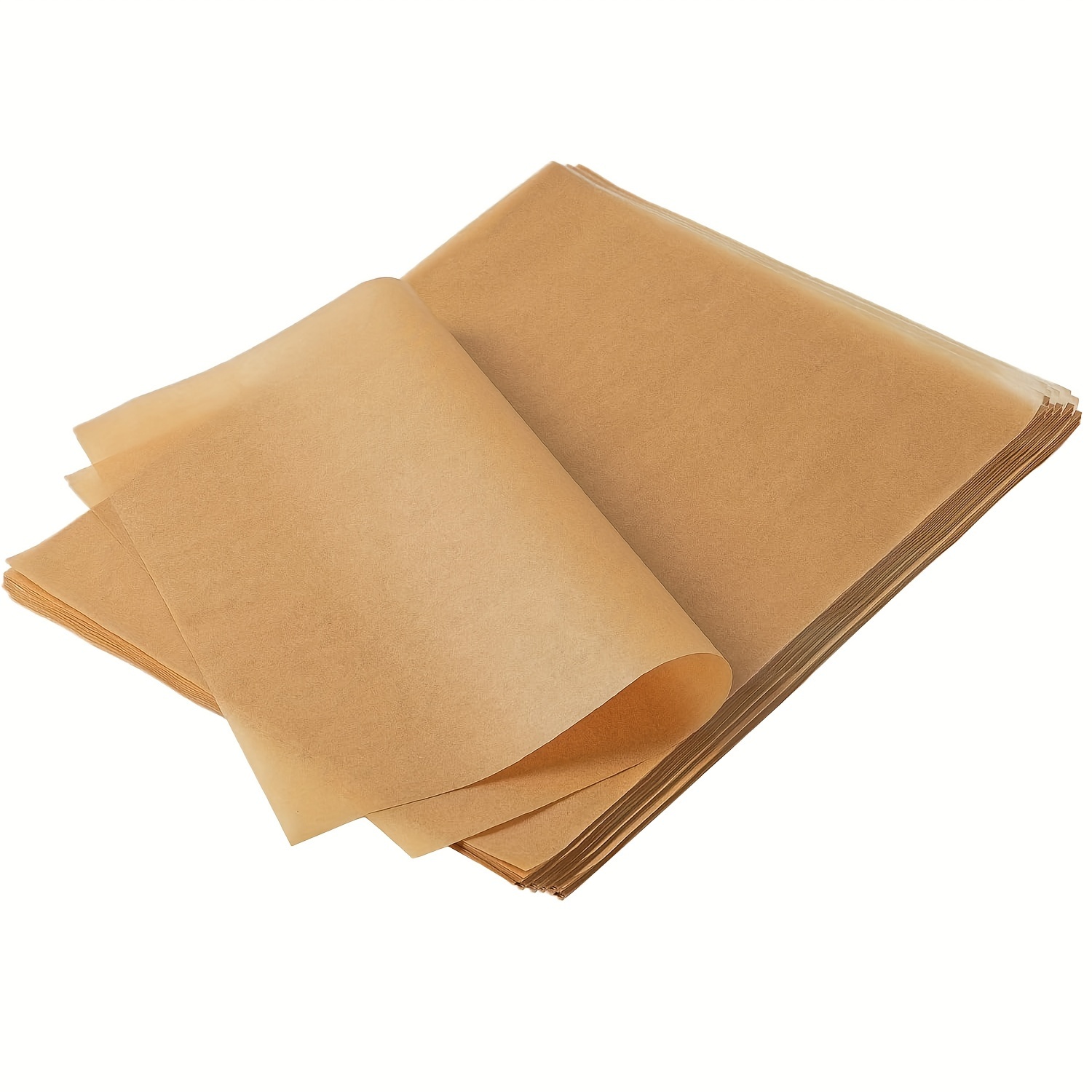 

120/300 Pcs Unbleached Parchment Paper Sheets, 12 X 16 In Pre-cut Baking Parchment, Heavy Duty Non-stick Baking Paper For Half Sheet Cookie Bread Cake Pans, Grilling Meat Pizza, Oven, Air Fryer