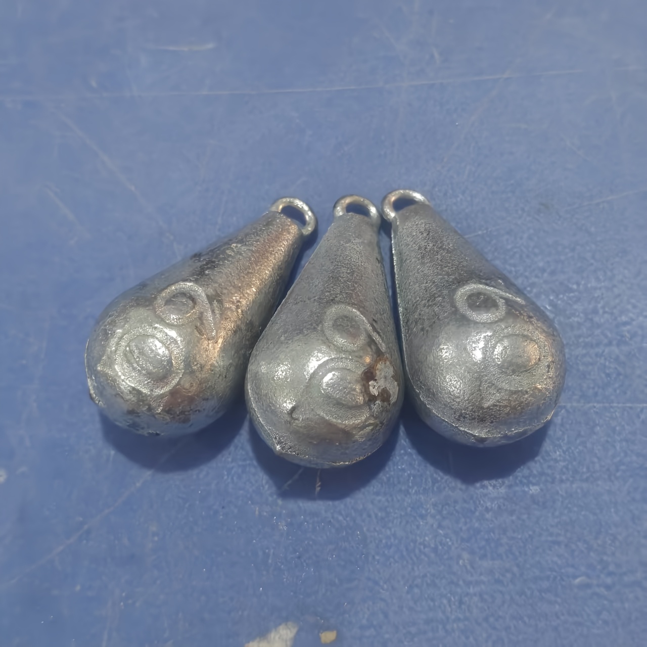 TEMU 3pcs Water Drop Swivel Drop Shot With Scale, Line-safe Lead