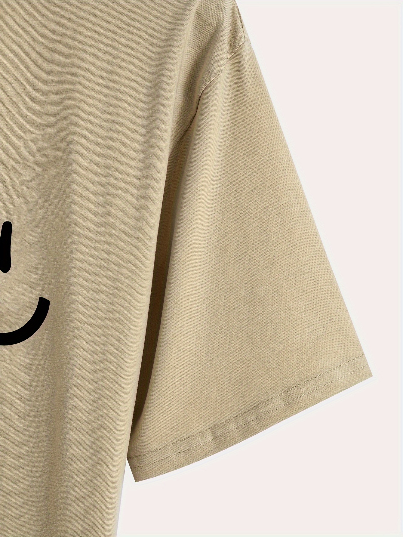 Men's 100% Cotton White T-Shirt with joyful Face Print - Minimalist Round Neck Short Sleeve Casual Casual Attire, Soft Breathable Fabric, Left Chest joyful Face Design, Minimalist White Tee for Men, Versatile for Casual & Formal Outfits, Hand Washable, Regular Fit, Plain White with joyful Face Graphic, Smooth Texture, No Stretch Fabric, Basic Style for Layering, Suitable for Casual Attire, Round Neck T Shirt for Men, T Shirt for Men High Quality, Funny T Shirts,