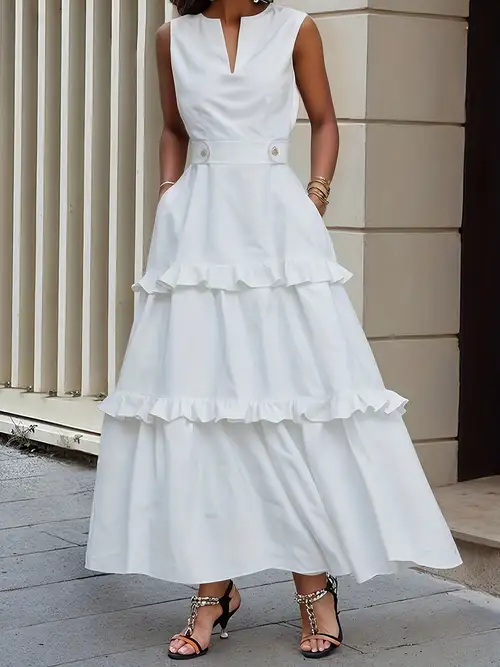 pleated white dress sold on Temu United States pleated white dress sold on Temu United States