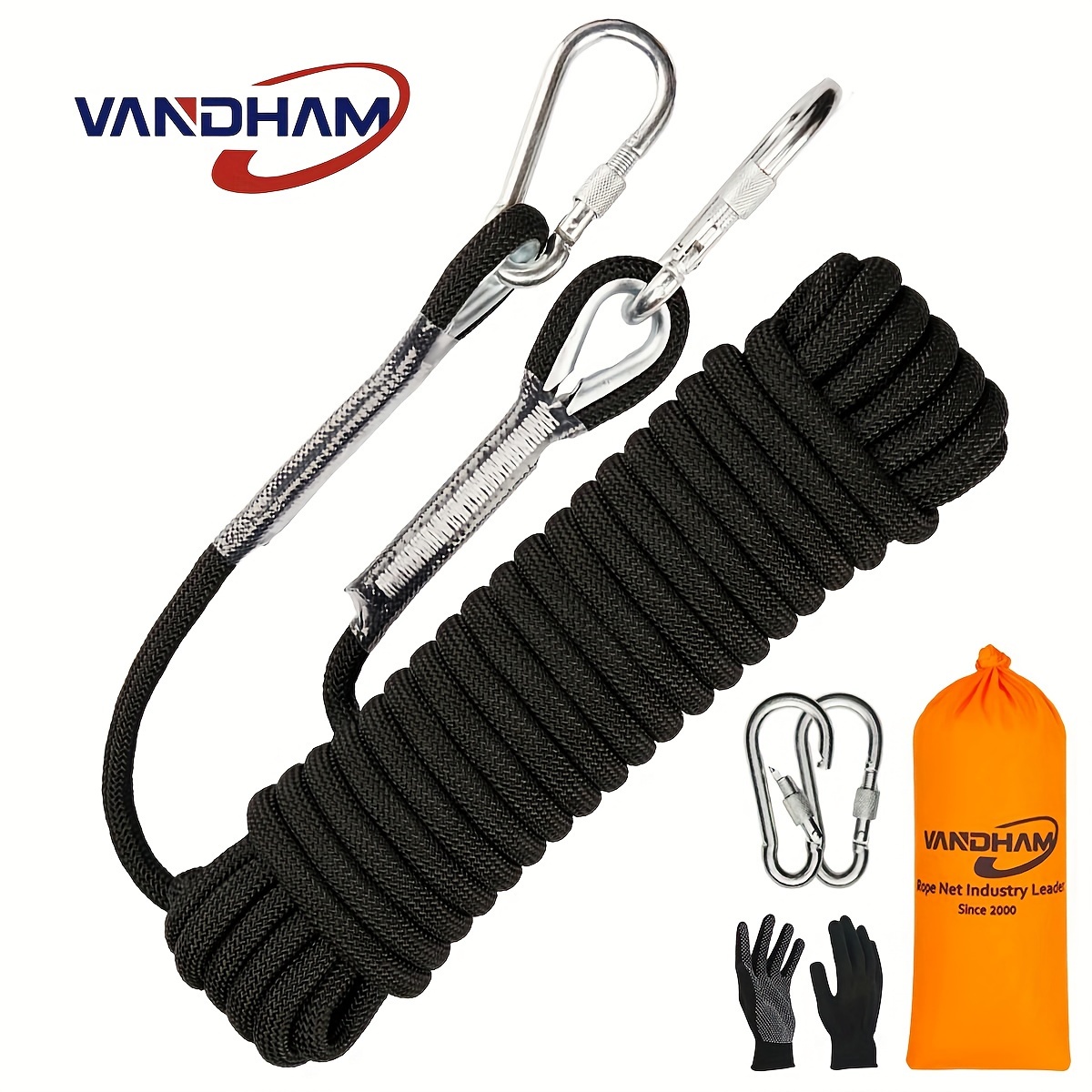 

8mm - 10m/20m/30m - , Suitable For , , , Camping, And Use, Includes -slip Gloves And Steel ,