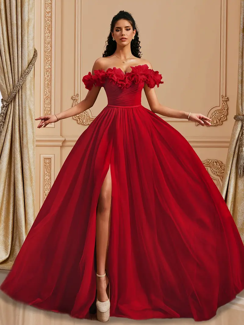 womens evening dresses canada Evening Gown Classy Dresses Canada Women's Formal Dinner Dress Elegant Sequin Satin High Neck Long Sleeved Dress