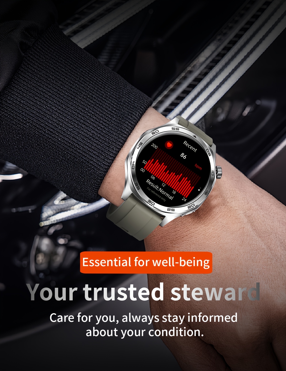 smart watch with flashlight 1 96 amoled high refresh rate   health monitoring 100 sports   ios   compatible Product details 10