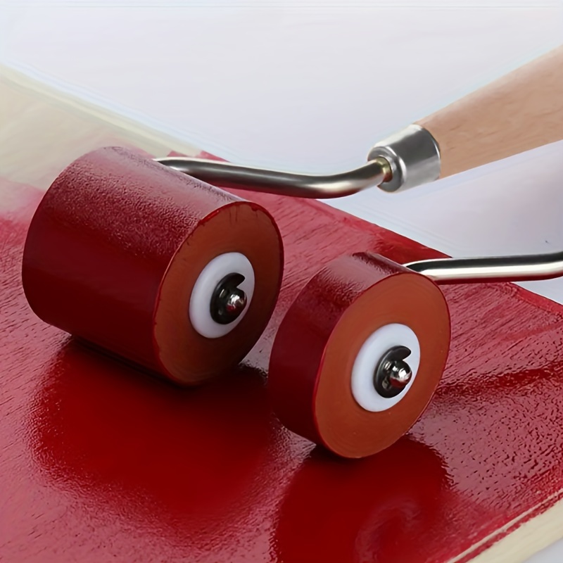 TEMU 3 Pieces Of Rubber Roller Sleeves For Comfortable Grip - Durable Ink For Roller Printing, Stamping, And Art Projects