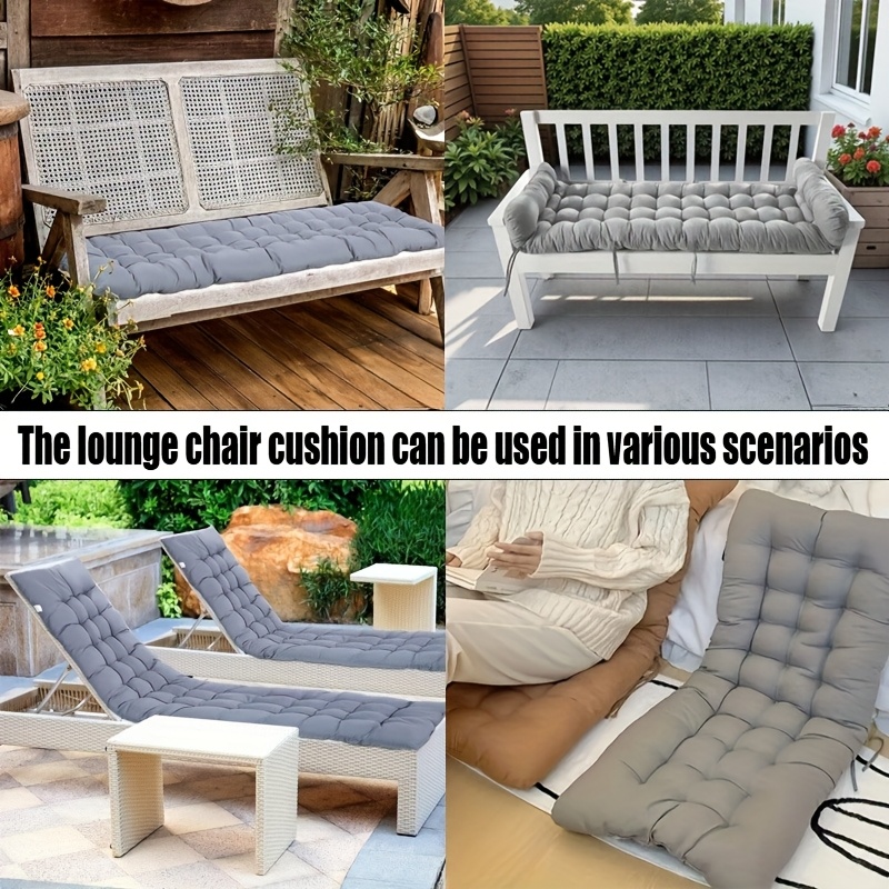 Outdoor Cushions 67 Bench Cushion 67 Inch Patiolounger Cushion Thick  Paddedlounger Swing Bench