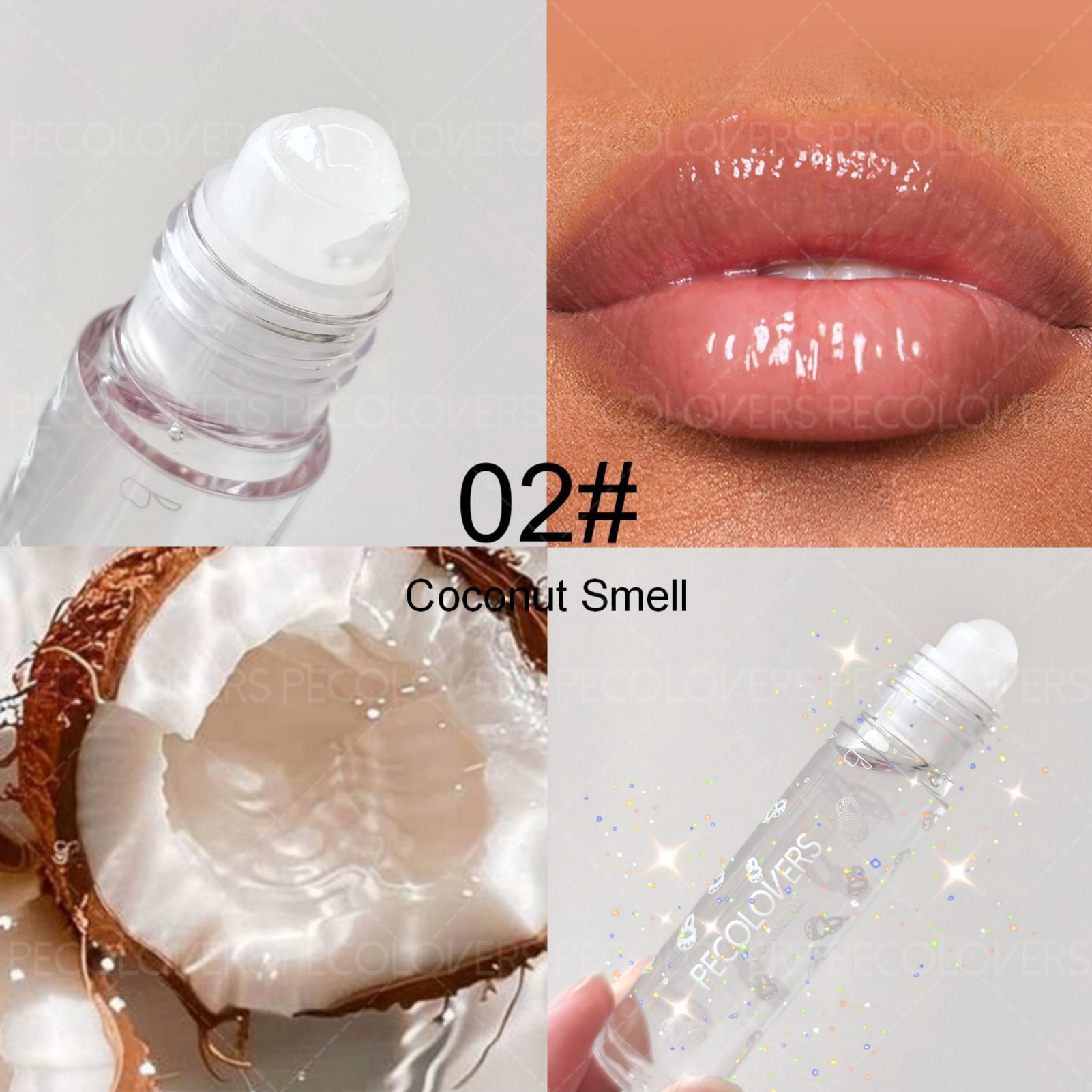 Glossy Lip Gloss & Transparent Lip Oil, Waterproof