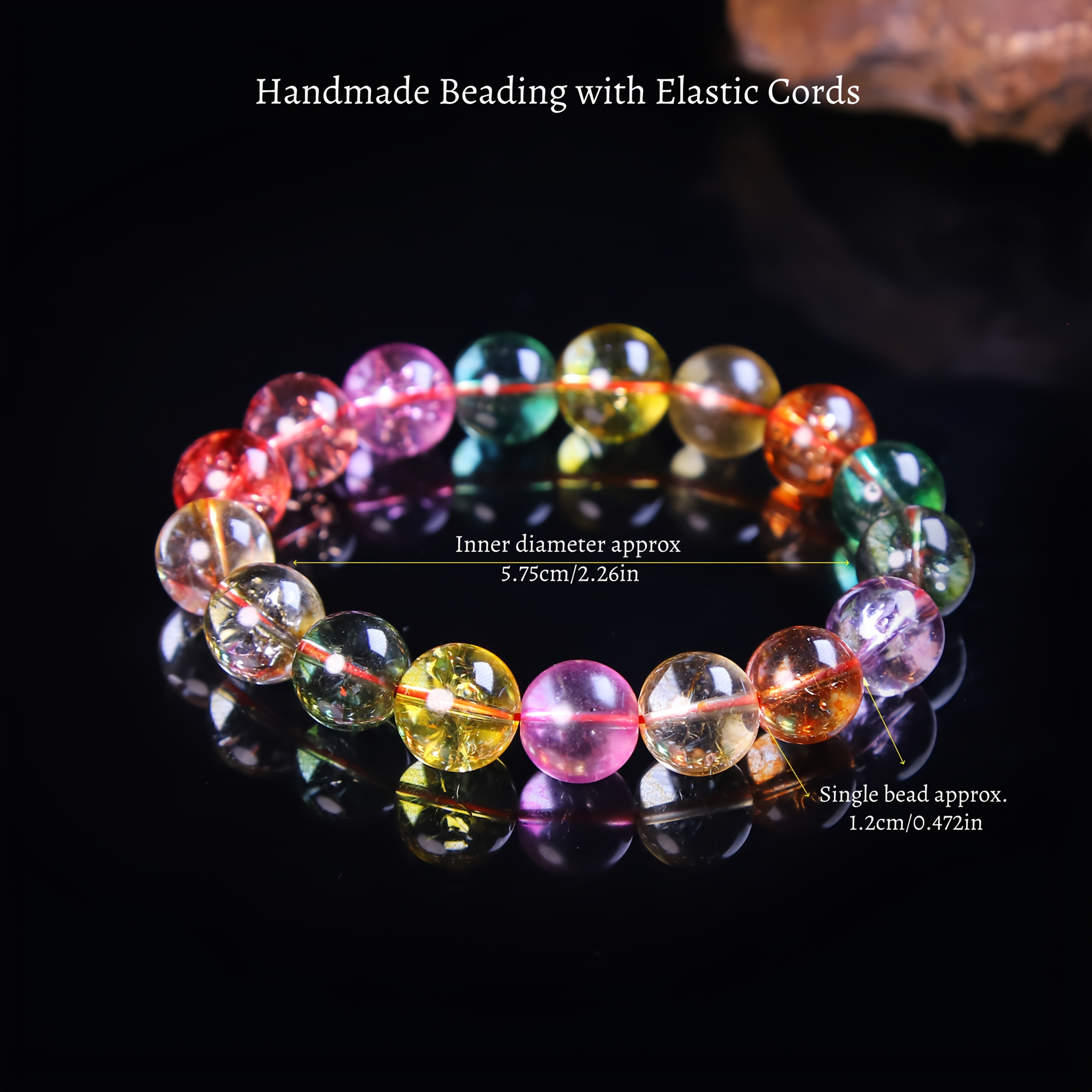 Exploding Flower Crystal Candy-Colored Multi-Treasure Bracelet