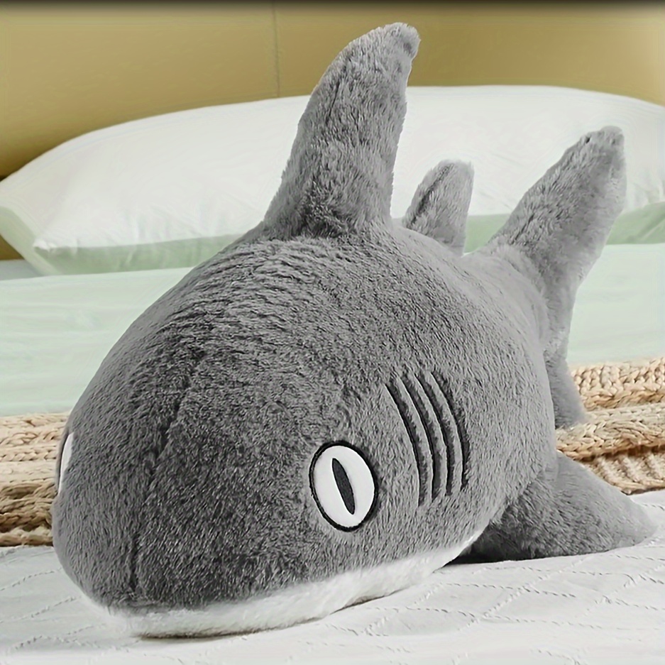 

27.6" Soft Plush Shark Toy Soft And Cute Shark Stuffed Animal For Kids And Adults - Perfect For Bedroom Decor And Gift Giving