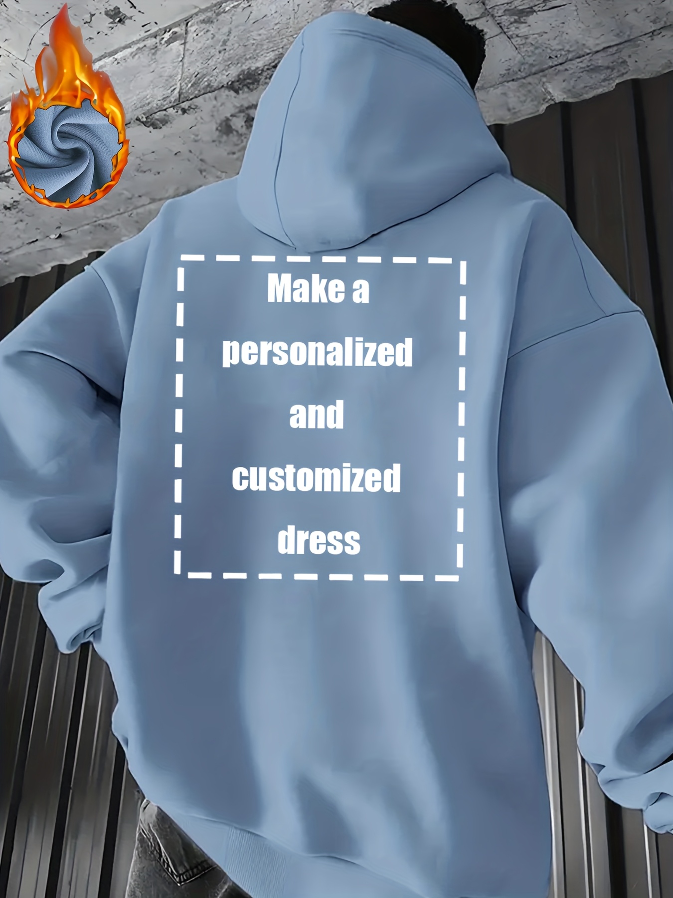 custom photo text personalized mens hooded sweatshirt bulk Temu