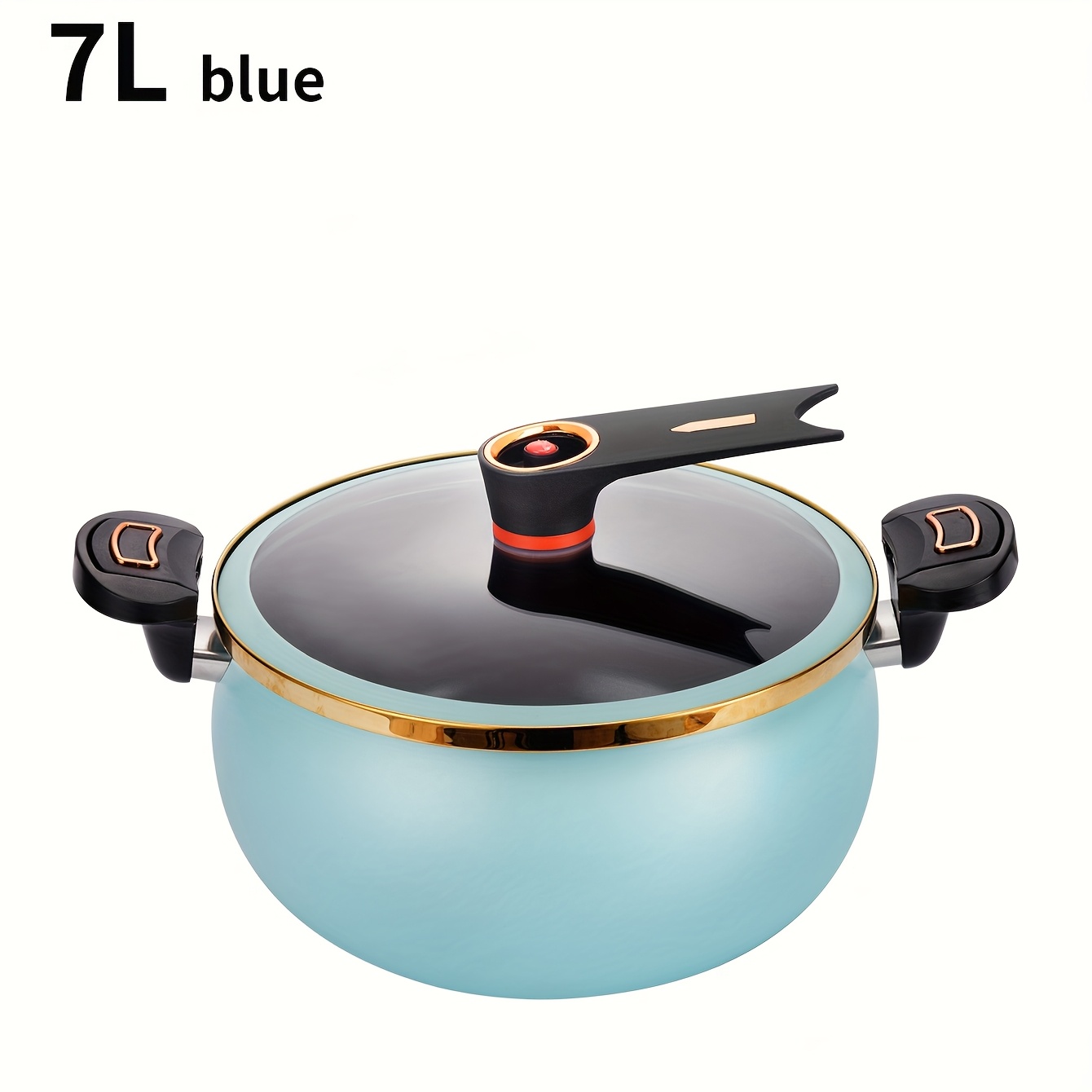 Image of 1pc Chubby Multi- Pot, Household 7l Large Capacity 26cm And Simmering Pot, , Suitable For Induction Cookers And Gas Stoves