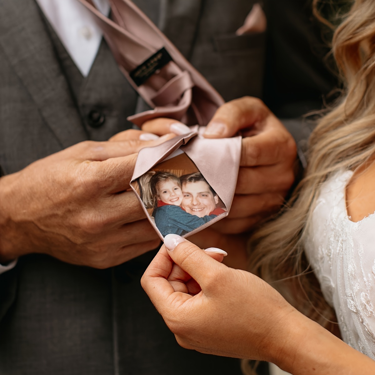 

3pcs Custom Photo Tie Patch | Father Of The Bride | Groom Gift | Neck Ties For | Anniversary | Father Of The Groom | Wedding Patches