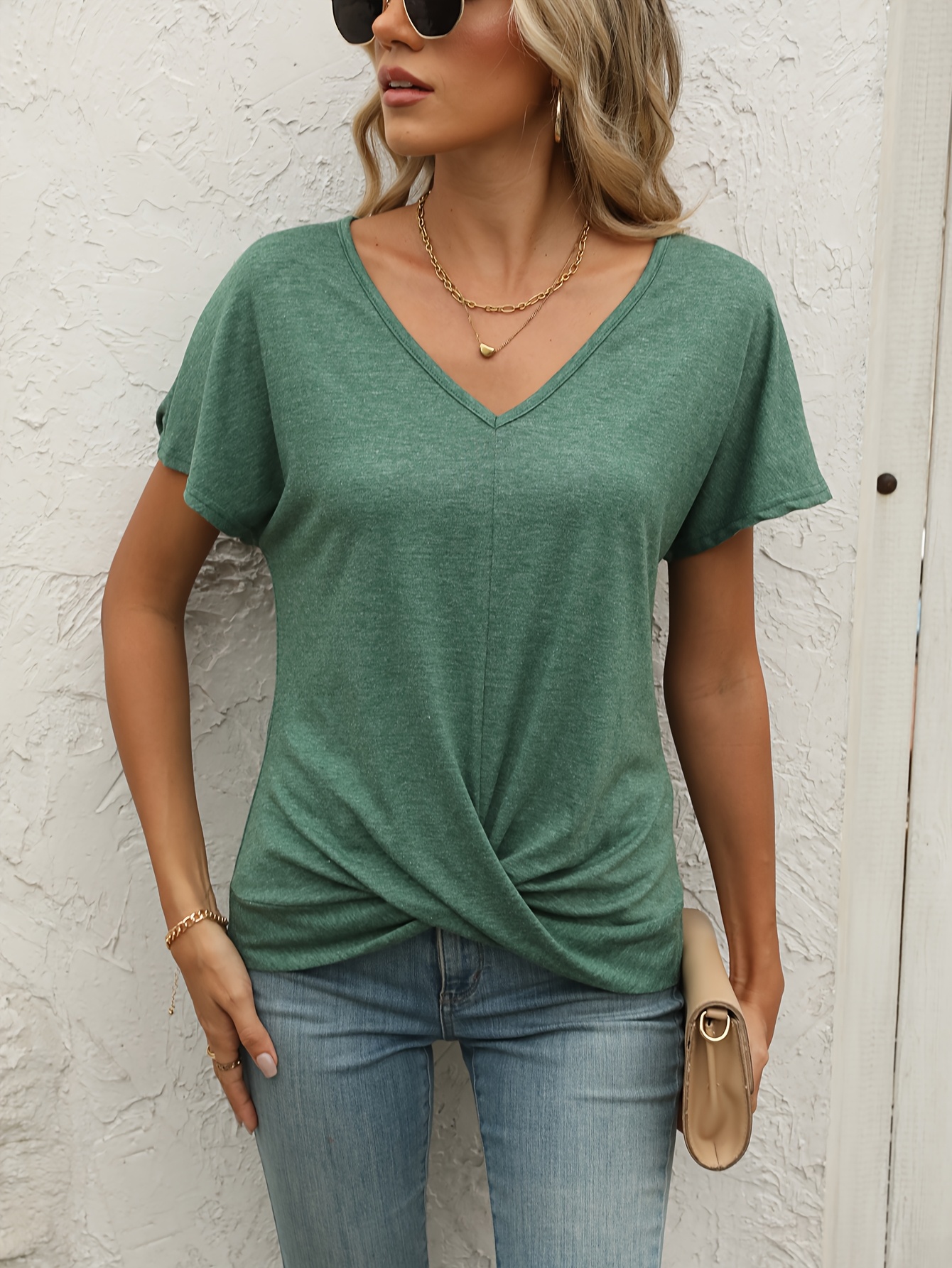 Women's Casual Short-Sleeve T-Shirt Top