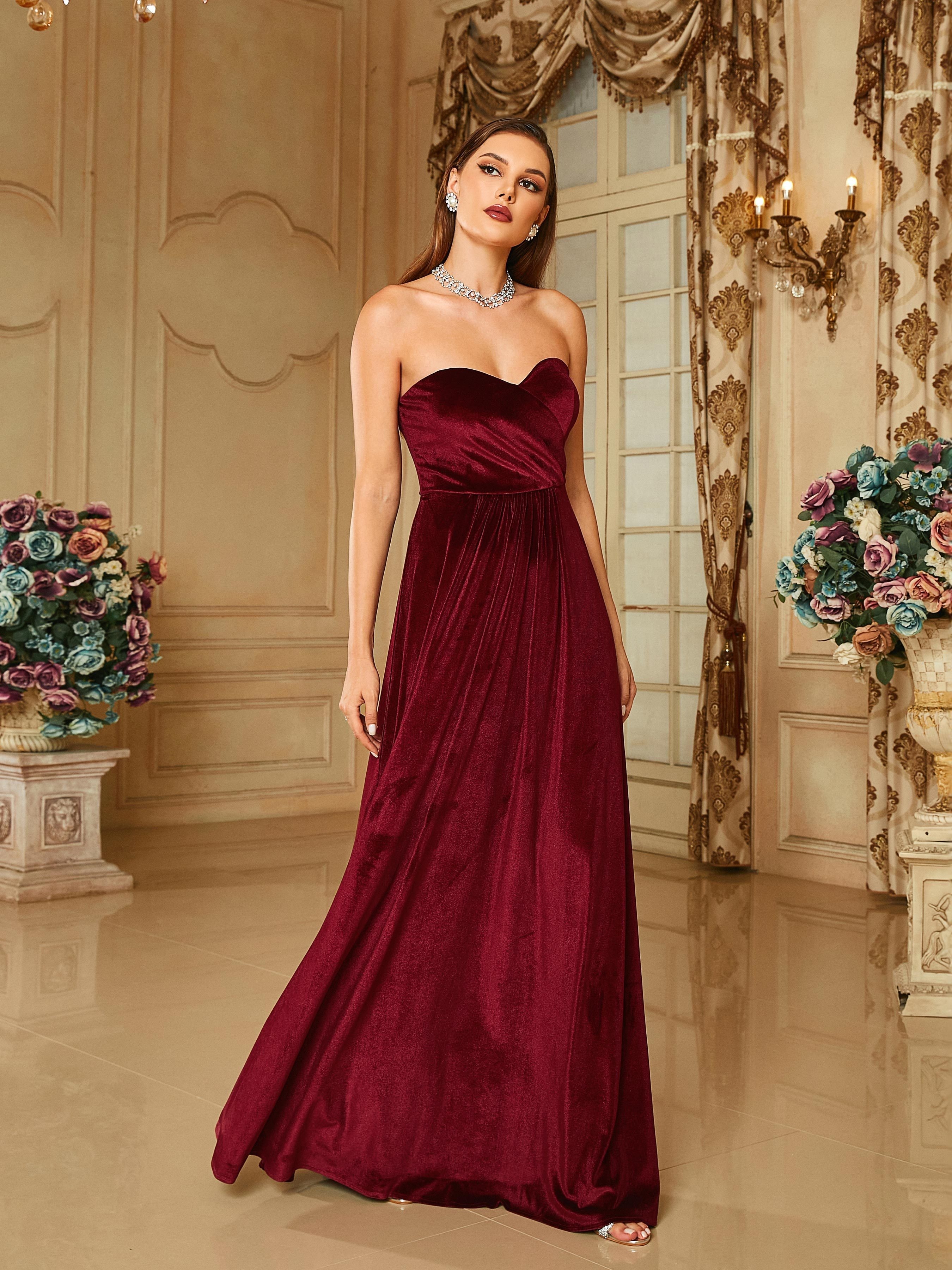 Terrific Red Evening Dress  Evening Dresses – D&D Clothing