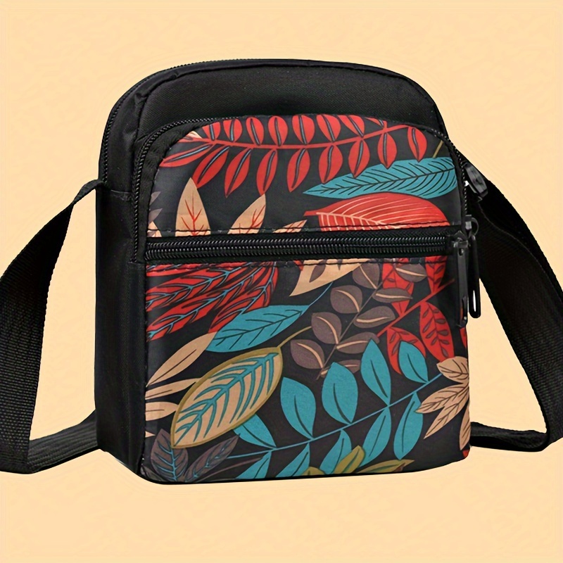 

Adjustable Strap Crossbody Phone Bag For Women, Mini Coin Purse, Versatile Small Shoulder Canvas Bag With Random Zipper Direction & Pattern