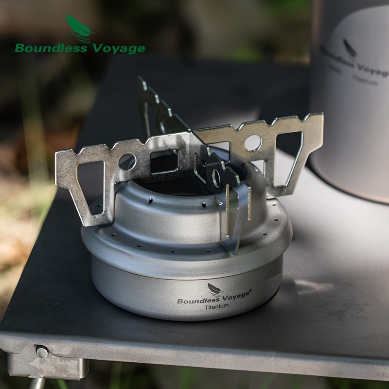 

Pure Titanium Alcohol Stove, Portable Mini Liquid/solid Alcohol Stove, Suitable For Outdoor Camping Cooking