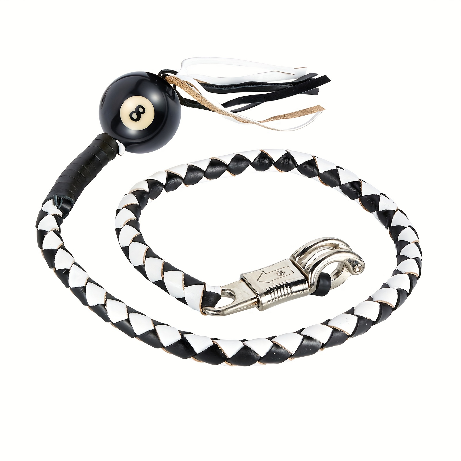 

Long Synthetic Leather Motorcycle Whip