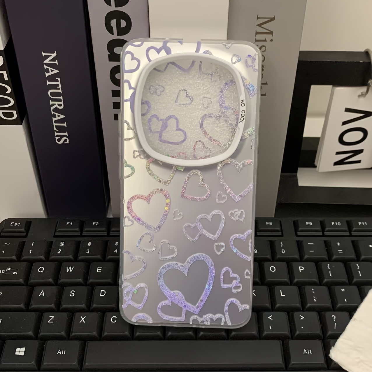 TEMU Phone Case - Colorful Heart-shaped, Elegant And Affordable, Suitable Phone Cases, Compatible With Models Honor 200, 400, 50, 70, 90, , X5, 6, 7,