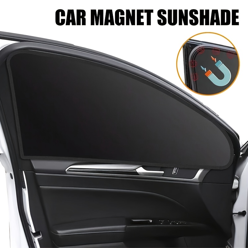 4PCS Magnetic Car Side Front Rear Window Sun Shade Cover Shield UV Protection | UK
