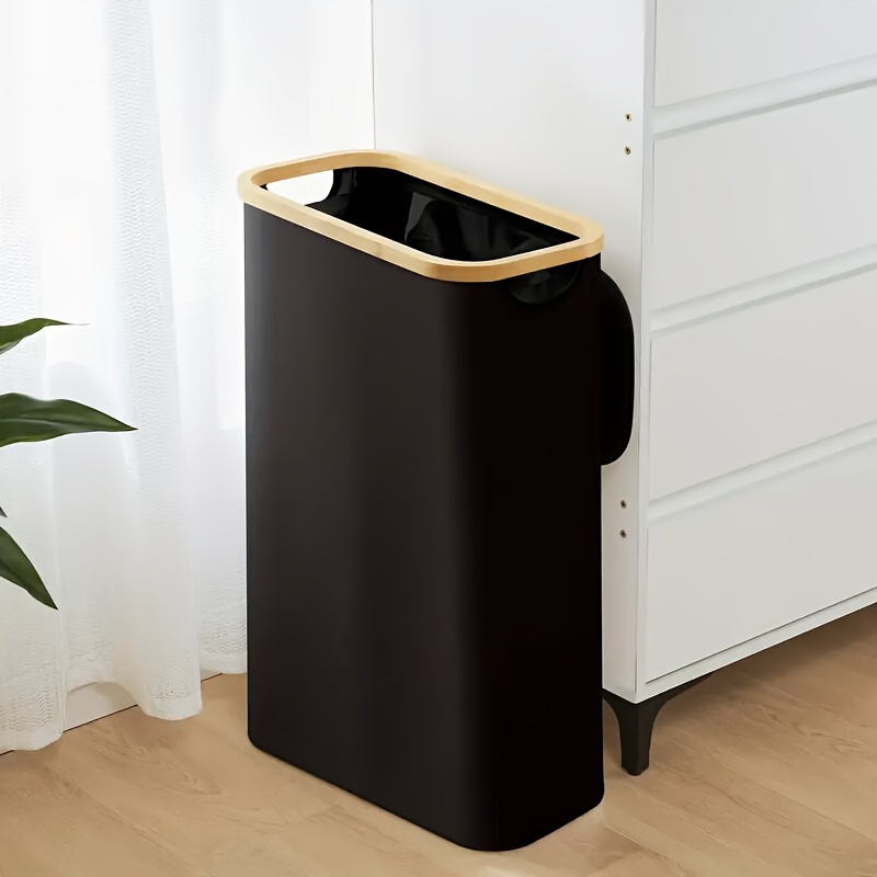 1pc laundry hamper with lid 60l slim laundry hamper with removable inner bag foldable dirty clothes hamper for bedroom bathroom laundry room   tall clothes hamper with handles foldable laundry hamper storage basket laundry baskets details 9