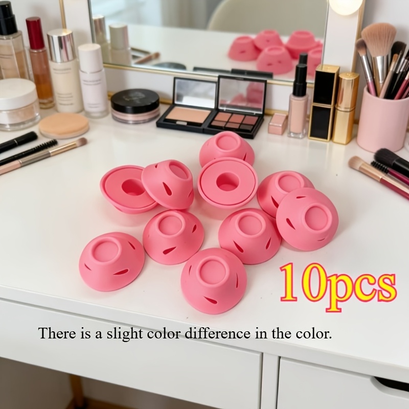10pcs Soft No-Heat Hair Curlers, Reusable Curling Styling
