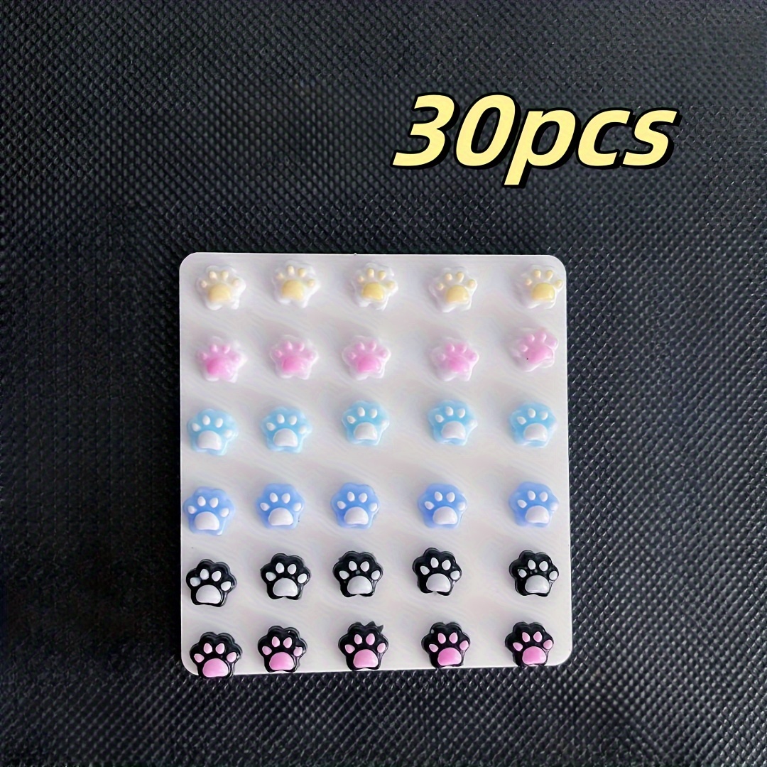 New Simulation Cat Art Ornaments Cute Nail Cartoon Ornaments Diy Mobile Phone Case Nail Drill Nail Art Accessories
