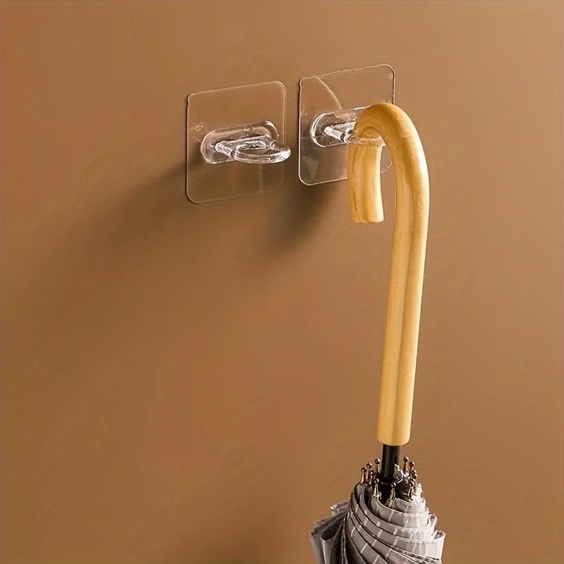 Transparent Multifunctional Wall Hooks Bathroom Sticky Ring - Temu