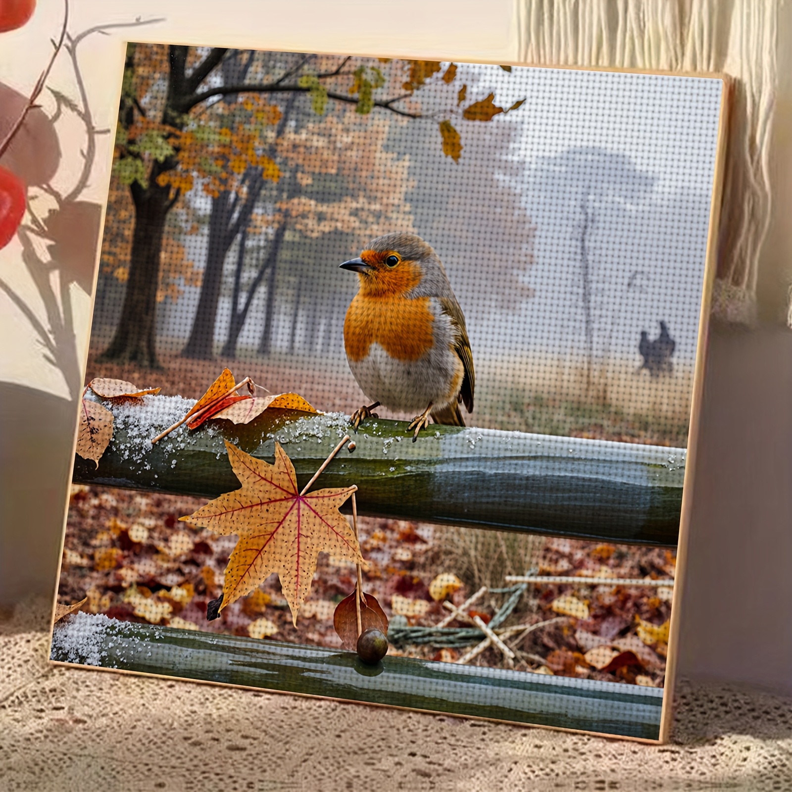 11CT Printed Cross Stitch DIY Kit for Adult Beginners