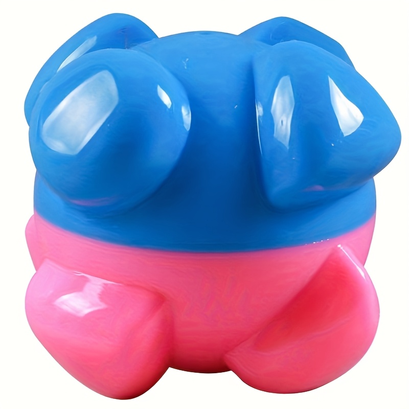 TEMU Turning Pet Toys, Jumping Balls, Squeaking Toys, Sturdy And Durable Chewing Toys, Irregular Spheres, Fun Interactive Training Toys, Without