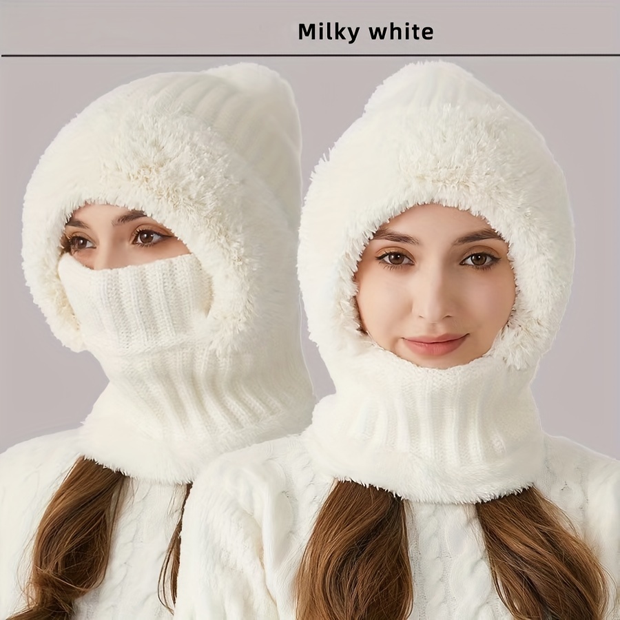 Image of Autumn/winter Cold-proof Neck Warmer, Ear Protection, Windproof, Full-coverage Hat For Outdoor Cycling