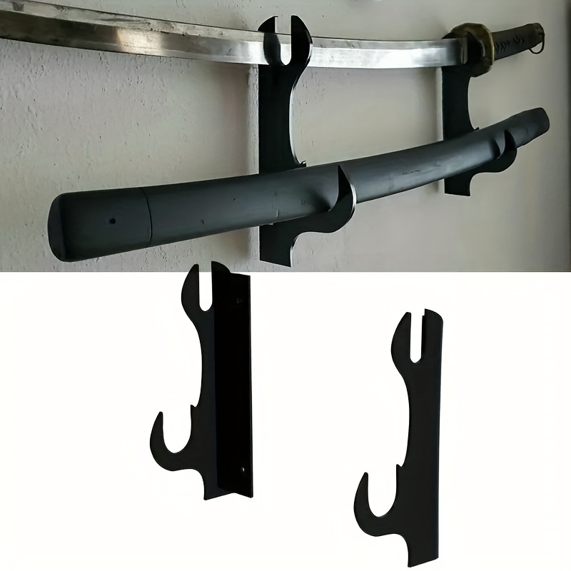 

Wall-mounted Display Stand For Two-tiered Swords, Sword Hanger, Sword Hook, Sword Support, Suitable For All Types Of Swords