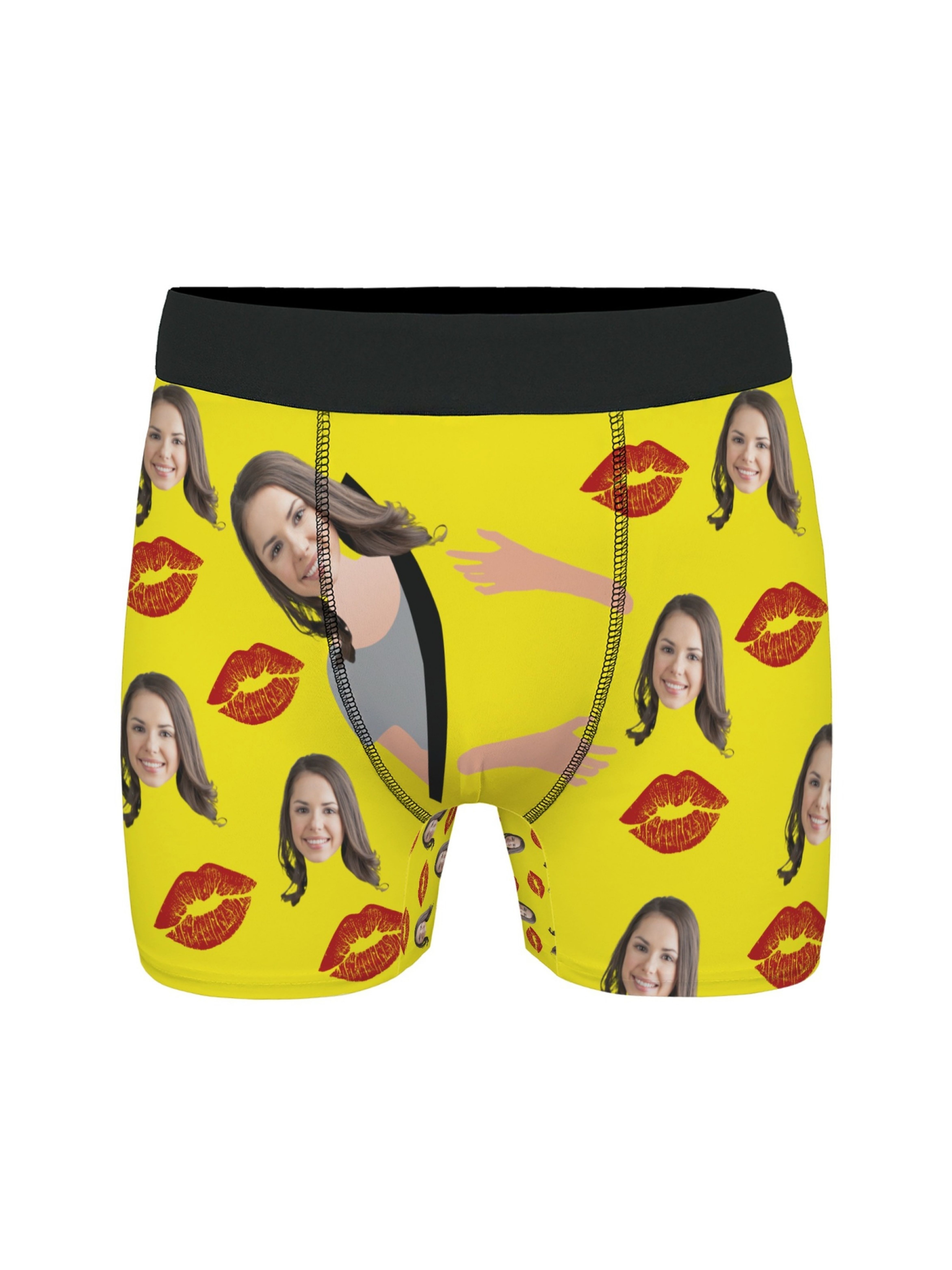 Personalized Boxer Briefs For Men, Custom Face Lip Pattern Boxer Briefs  Gifts For Boyfriend, Valentines Gift For Husband, Funny Personalized  Underwear,custom Underwear - Men's Underwear & Sleepwear - Temu