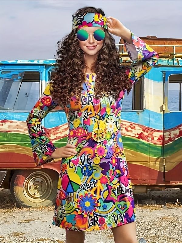 Groovy 70s Party Clothes Retro 70s Outfit Female Party 70's