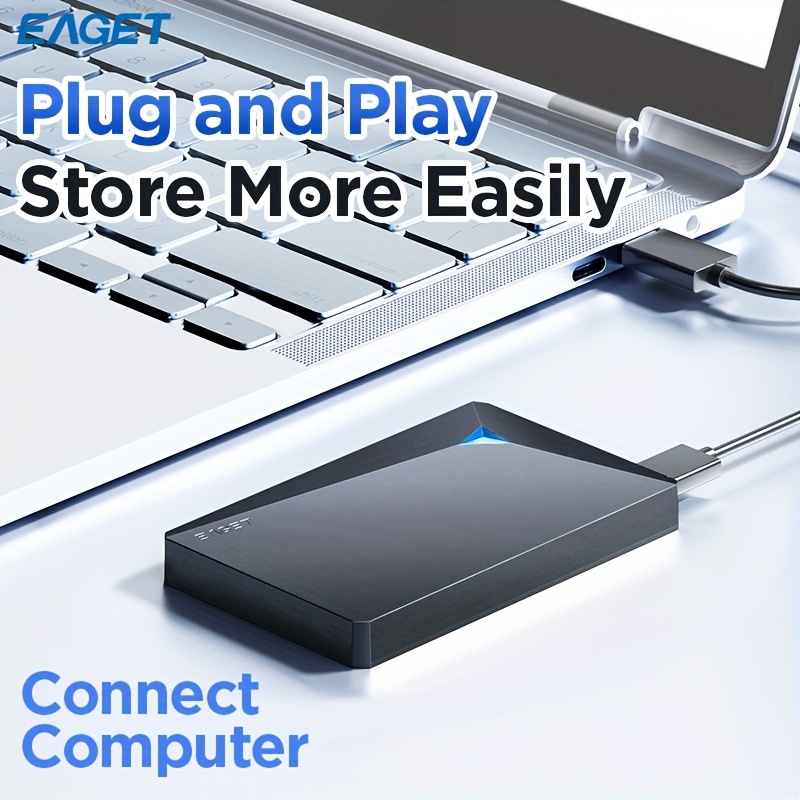 EAGET 500GB Large Storage Portable External Hard Drive, USB 3. 0 Mechanical Hard Drive for PC Laptop PS4 Xbox One Xbox Game/File/Video/Music Storage Expansion Backup 5 EAGET 500GB Large Storage Portable External Hard Drive, USB 3. 0 Mechanical Hard Drive for PC Laptop PS4 Xbox One Xbox Game/File/Video/Music Storage Expansion Backup - Image 5