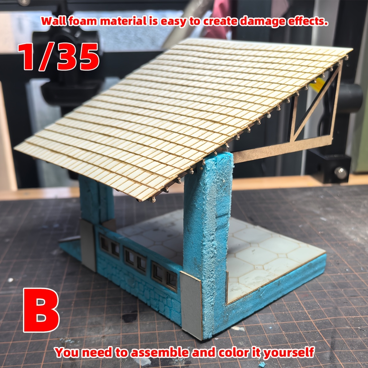 Assembly Architectural Model Sand Table Pavilion Kit