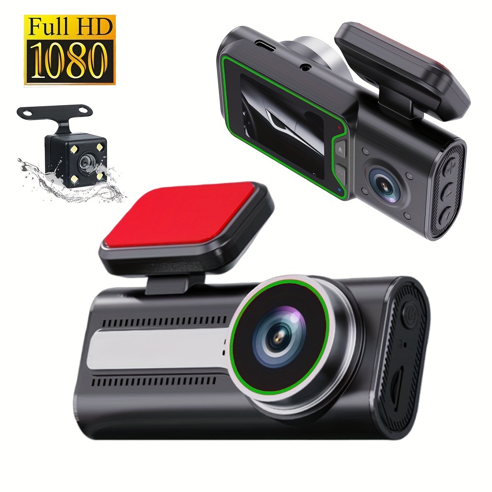 Amazon.co.jp: 3カメラ ドライブレコーダー DEFART 小型ドラレコ 1080P FHD画質 360度 全方位保護 170度超広角  3カメラ同時録画 32GB高速SDカード付き HDR画像補正 Ｆ値2.0 エンジン連動 暗視機能 自動緊急録画 駐車監視 動体検知 リバース連動  上書き録画 Ｇセンサー搭載 