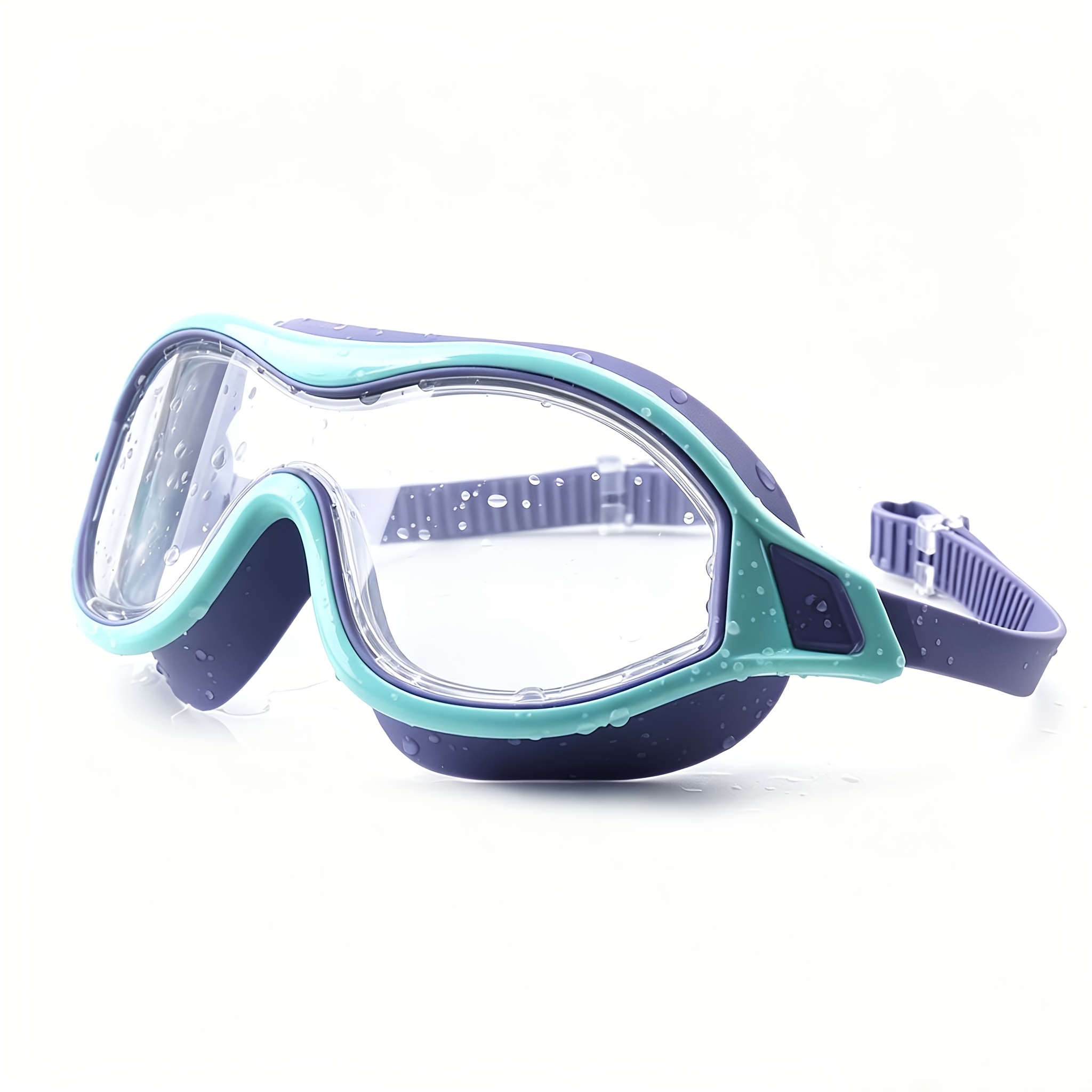 Image of 1pc Adult Swimming Goggles With Large Frame, Waterproof And Swimming Goggles, Diving Goggles For Men Women, Water Sports Equipment