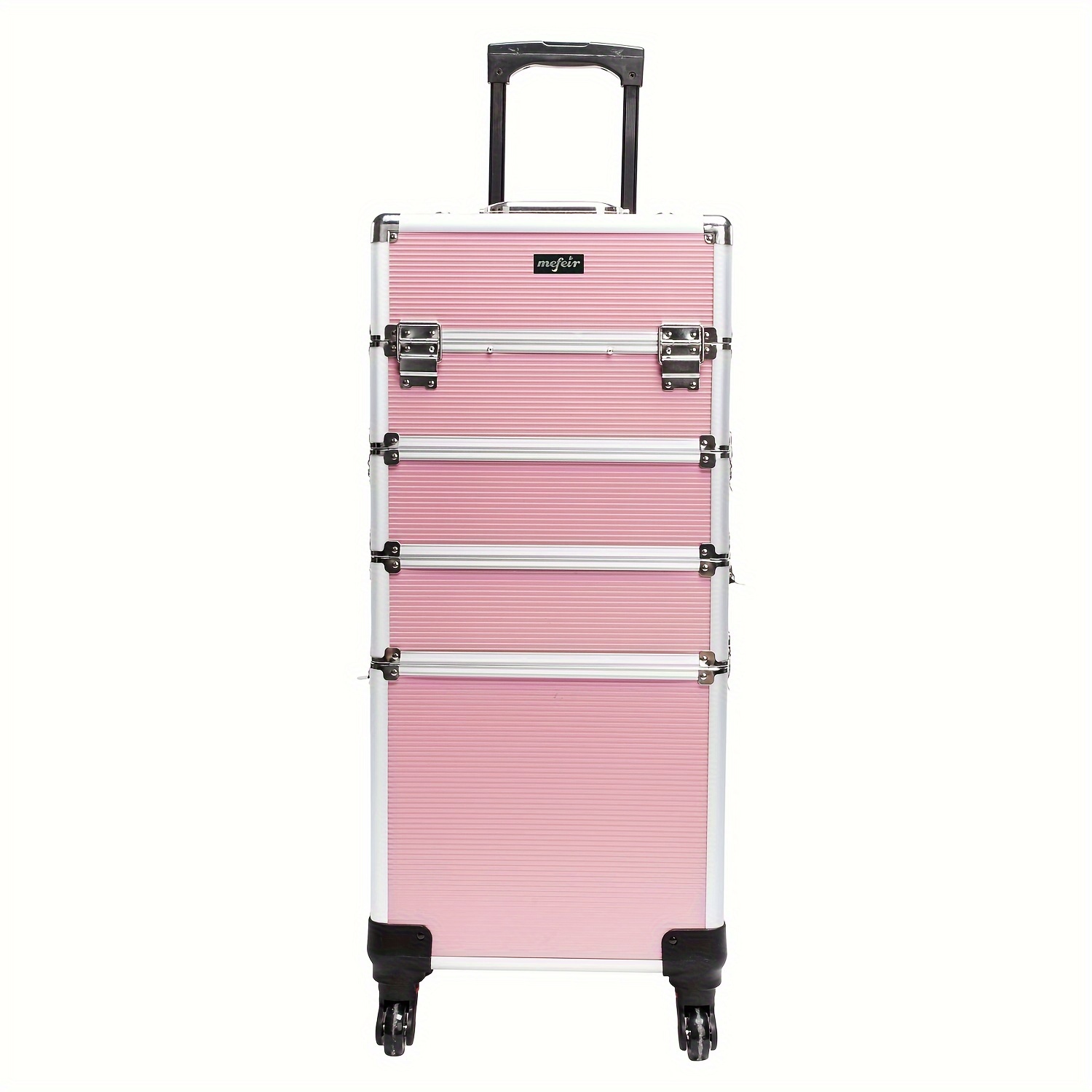 

4 In 1 Aluminum Cosmetic Makeup Case Tattoo Box Pink