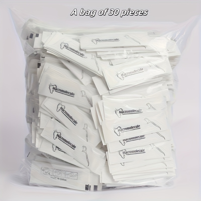 Disposable Individually Packaged Floss Sticks