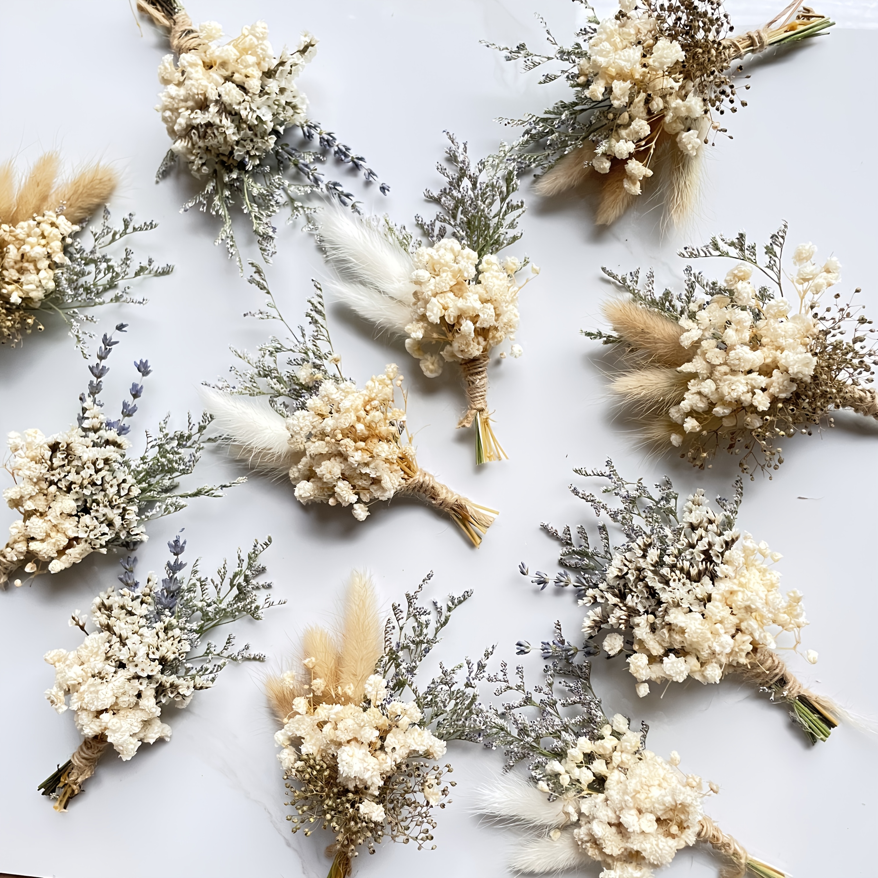 6 Bunches Of Artificial Flowers For Home Decor, , Suitable For Wedding Decorations , , For Bridal Themes, For Christmas And Thanksgiving, Bridal Proposal Gifts, Halloween Decor