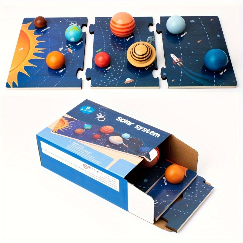 

Science Exploration Toys, Solar System Starry Sky Board, Puzzle Board, Universe Planet Model, Micro Creative Toys, Fun And Educational Wooden Puzzle Games
